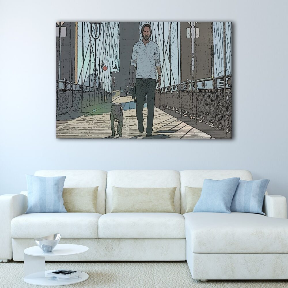 1 panels john wick 2 canvas art