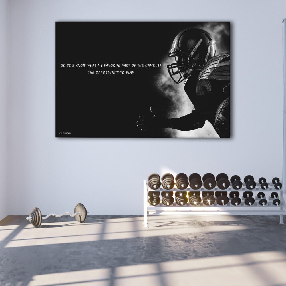 tableau football de mike singletary