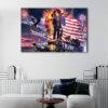 1 panels president trump canvas art