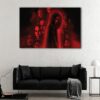 1 panels scream horror canvas art