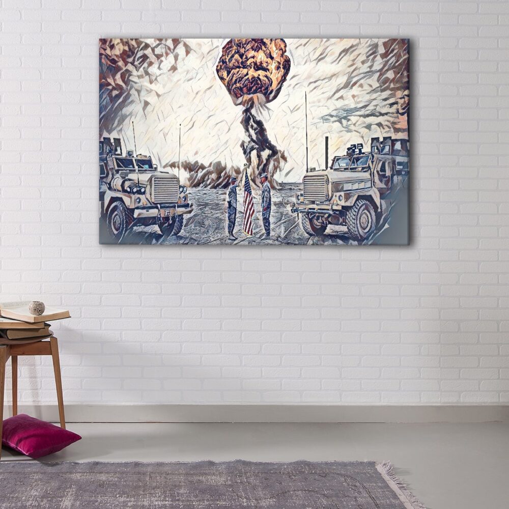 1 panels us army canvas art