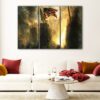 3 panels american glory canvas art