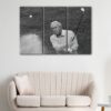 3 panels arnold palmer shot canvas art