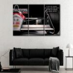 3 panels ayrton senna canvas art