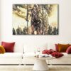 3 panels glorious achilles canvas art