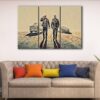 3 panels hobbs and shaw canvas art