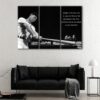 3 panels ted williams baseball canvas art