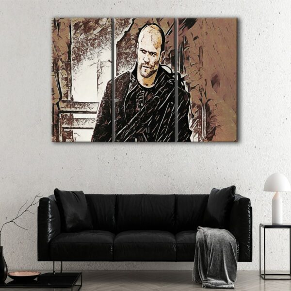 3 panels the transporter canvas art