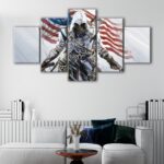 5 panels assassins creed canvas art