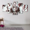 5 panels the devil's advocate canvas art