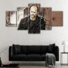 5 panels the transporter canvas art