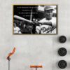 Jackie Robinson floating frame canvas