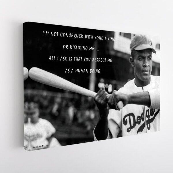 tableau sur toile imprimée Jackie Robinson 