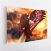 american eagle stretched canvas