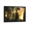 american glory framed canvas black frame