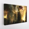 american glory stretched canvas