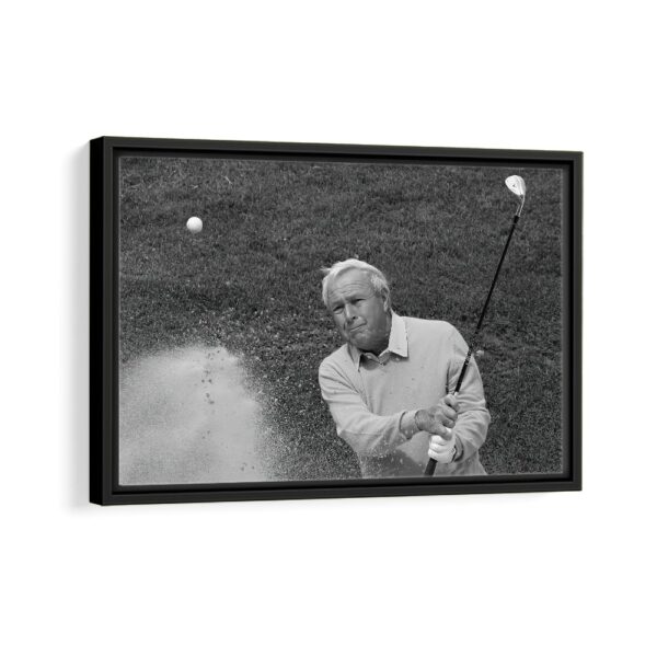 tableau coup d'arnold palmer avec cadre noir