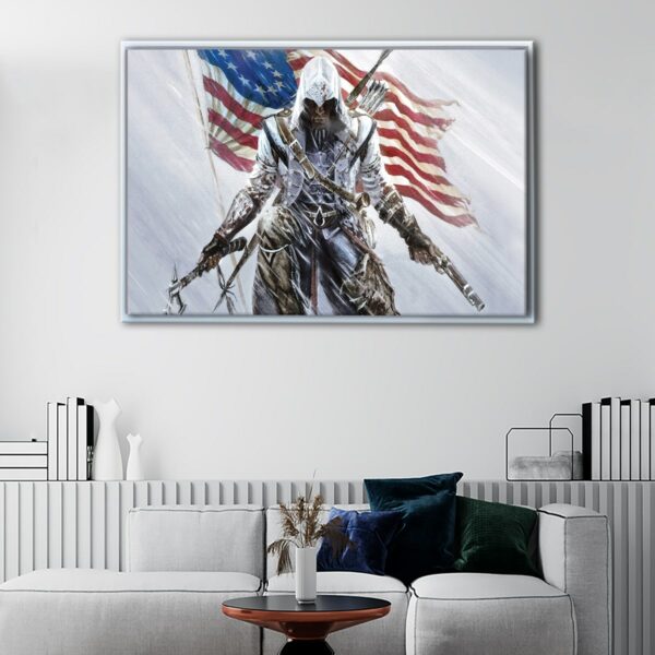 assassins creed floating frame canvas