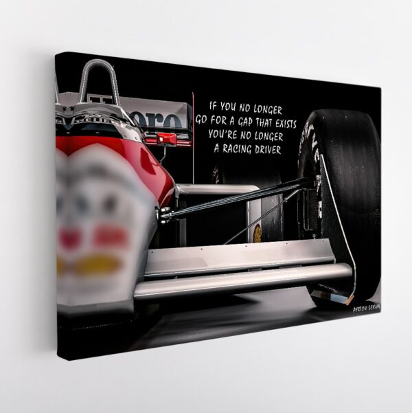 ayrton senna stretched canvas