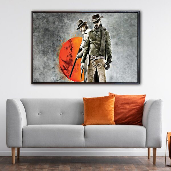 django floating frame canvas