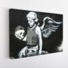 fallen angel stretched canvas