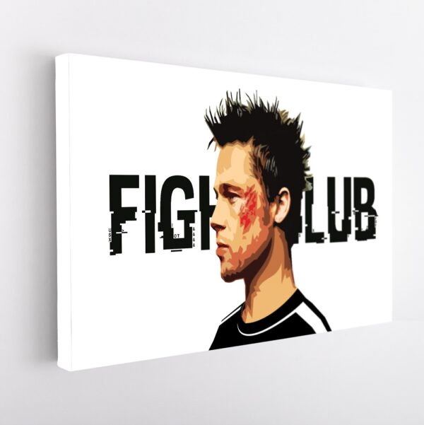 fight club stretched canvas