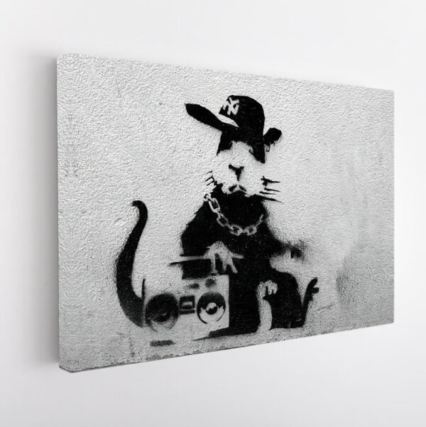 tableau sur toile imprimée rat gangster