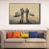 hobbs and shaw floating frame canvas