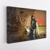 jack sparrow stretched canvas