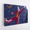 joker cartoon stretched canvas