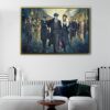 peaky blinders floating frame canvas