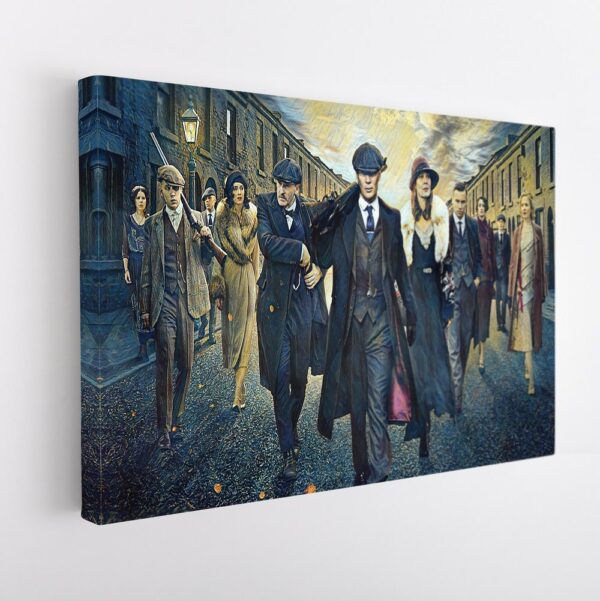 peaky blinders stretched canvas