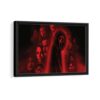 scream horror framed canvas black frame