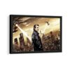 taken framed canvas black frame