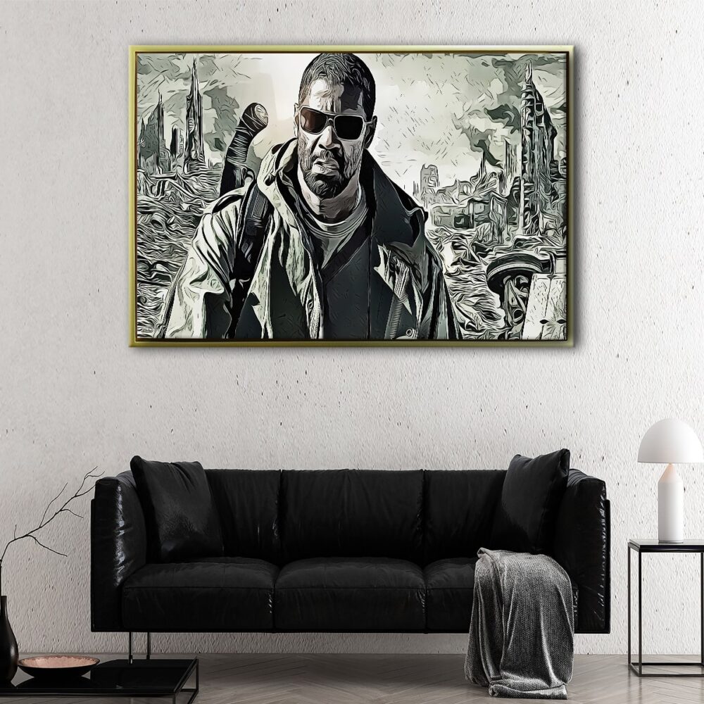 the book of eli floating frame canvas