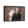 the transporter framed canvas black frame