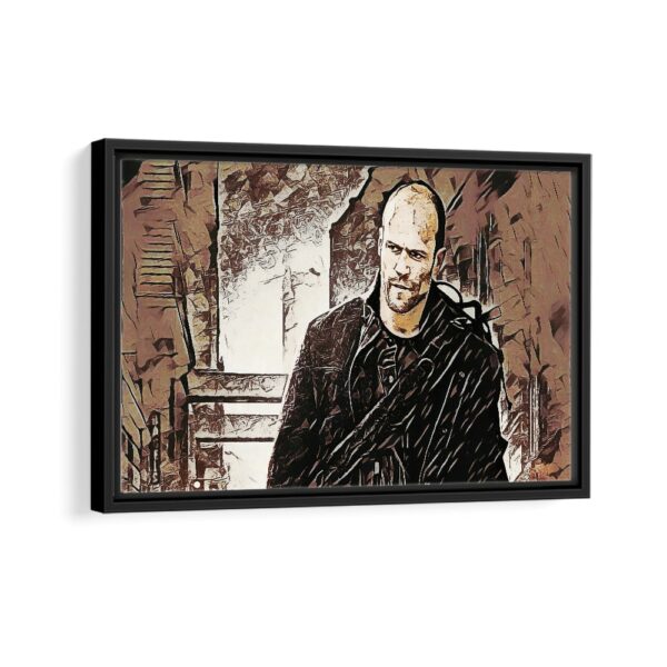 the transporter framed canvas black frame