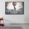 us army floating frame canvas