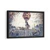 us army framed canvas black frame