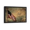 us freedom framed canvas black frame