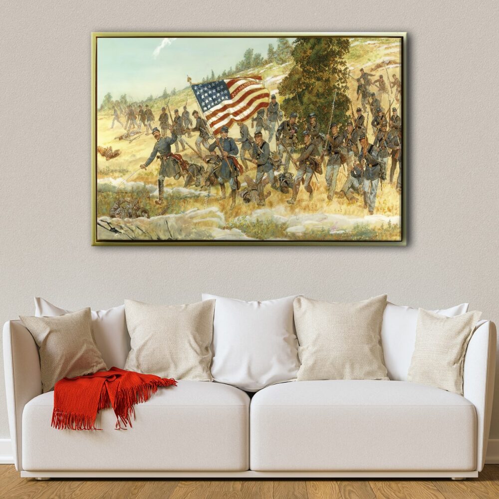 us independence day floating frame canvas