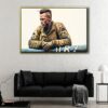 us marines floating frame canvas