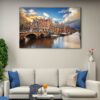 1 panels amsterdam twilight canvas art