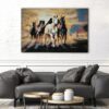 tableau chevaux arabes