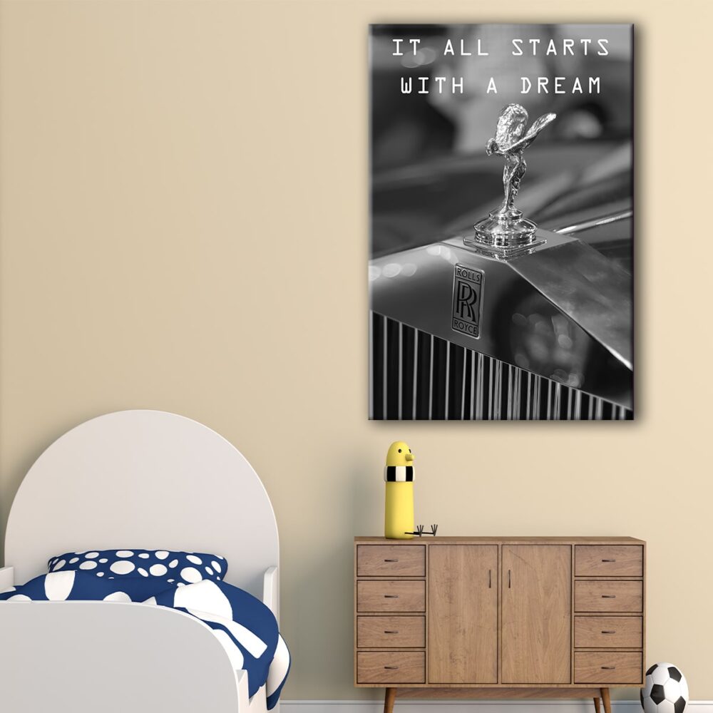 it all it all starts with a dream canvas2