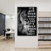 lion motivation quote canvas1