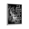 lion motivation quote framed canvas white frame