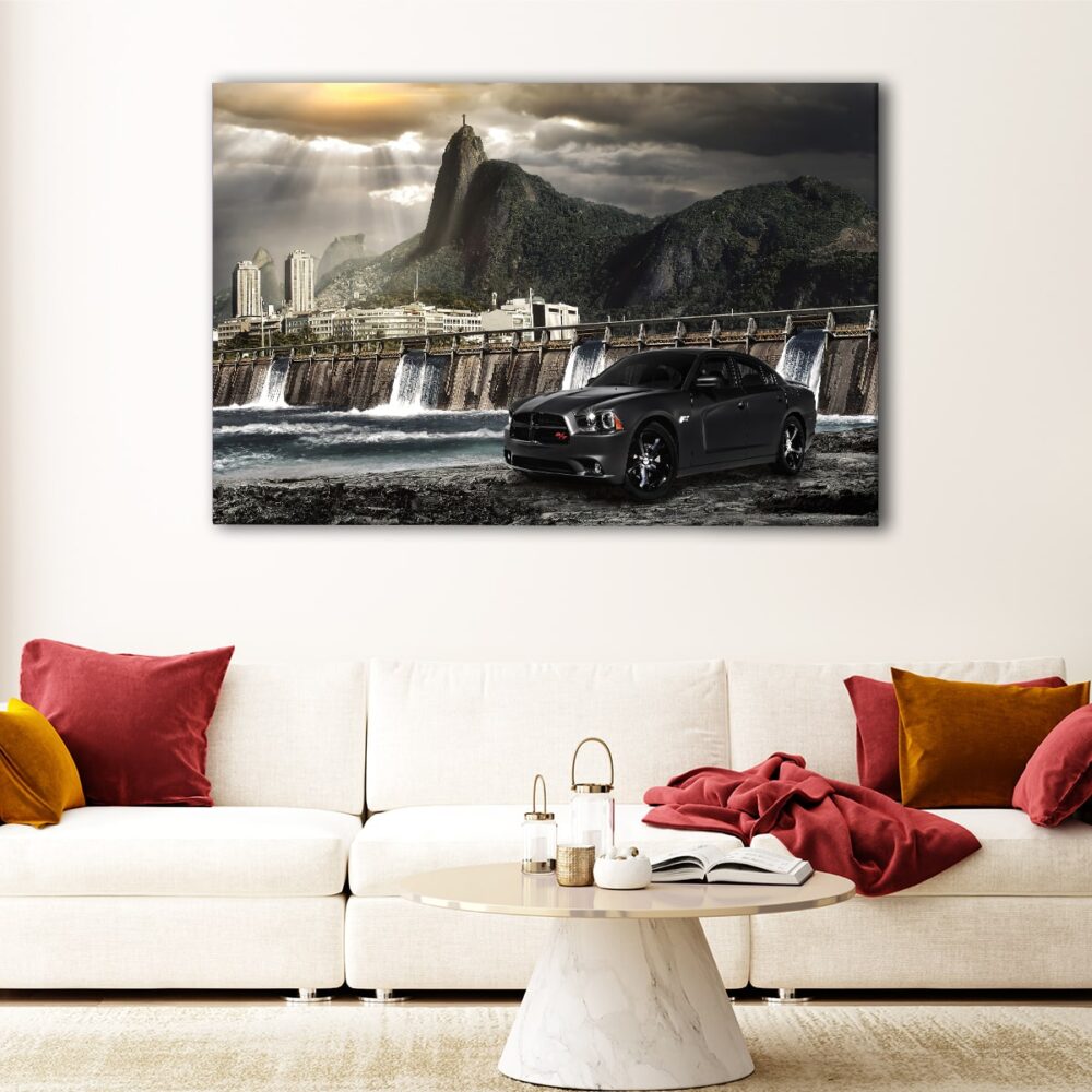 1 panels fast five canvas art