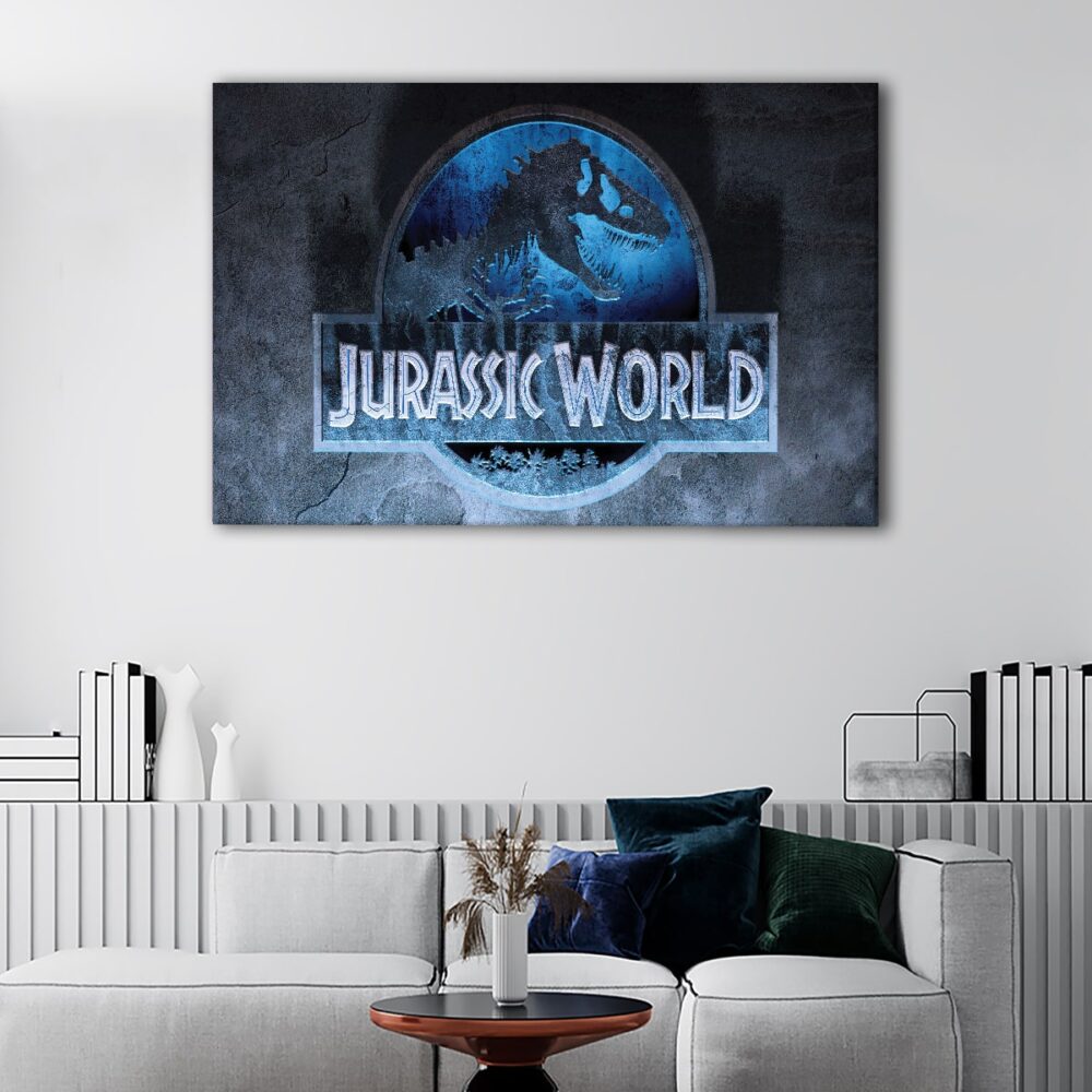 1 panels jurassic world canvas art