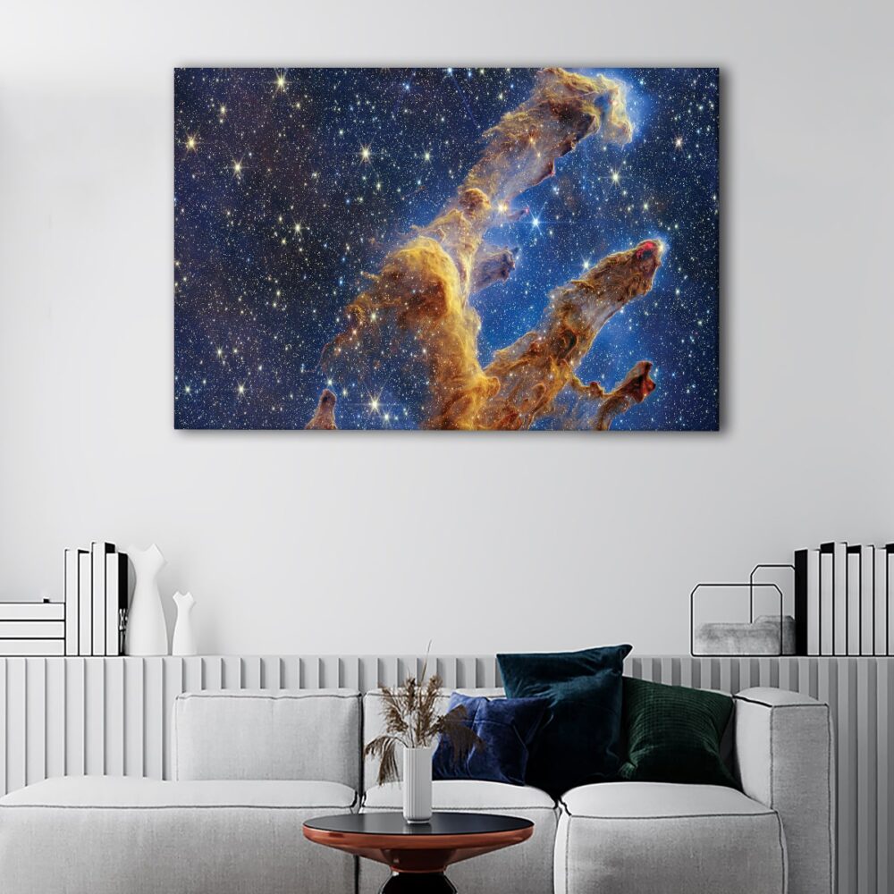 1 panels pillars of creation canvas art